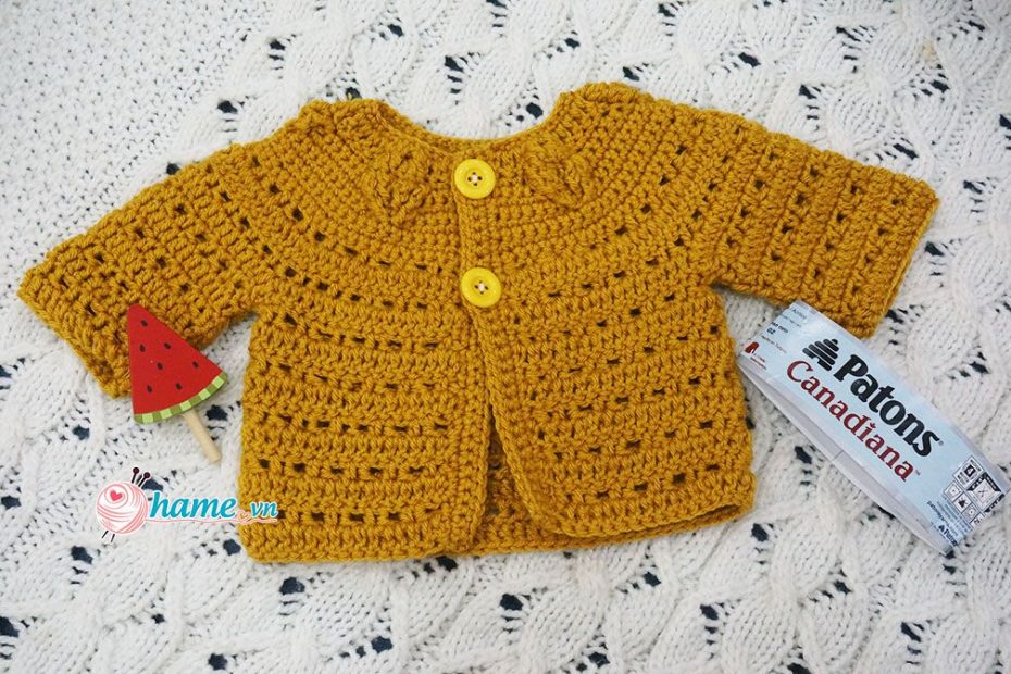 28 Hướng Dẫn Móc Áo Len Hình Lá Điệu Đà Cho Bé - Đan Móc Len Theo Mẫu