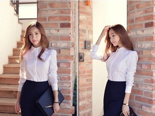 Những Mẫu Áo Sơ Mi Nữ Trắng Hàng Hiệu Thanh Lịch Sang Chảnh