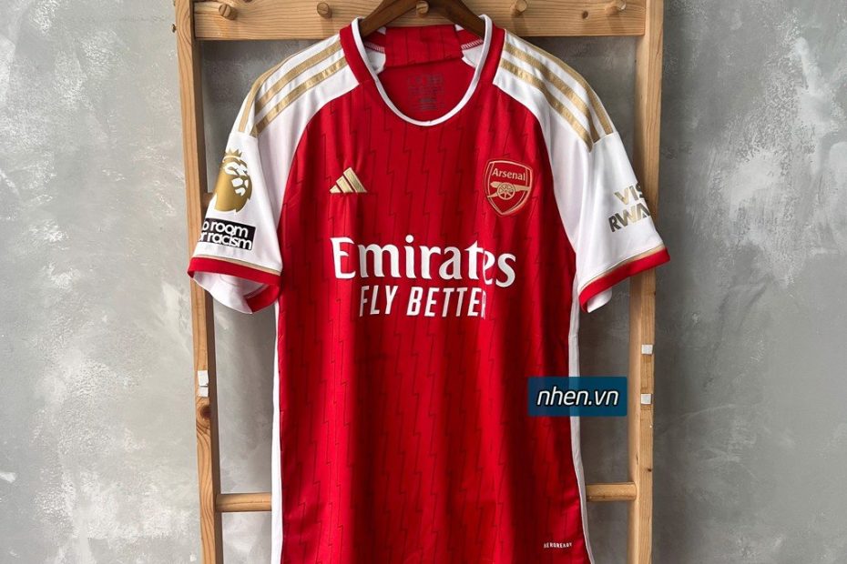 Áo Đấu Arsenal Sân Nhà Bản Fan - Logo Thêu Mùa Giải 2023/2024 – Nhện Shop