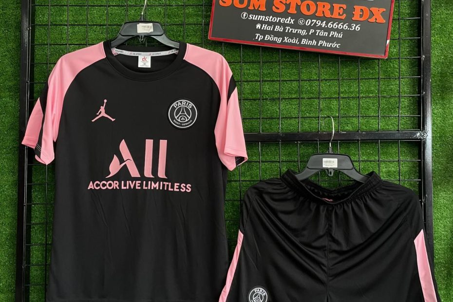 Bộ Quần Áo Bóng Đá Psg Đen Hồng Jd-Áo Đá Banh 2022 Mẫu Mới, Cực Đẹp |  Lazada.Vn