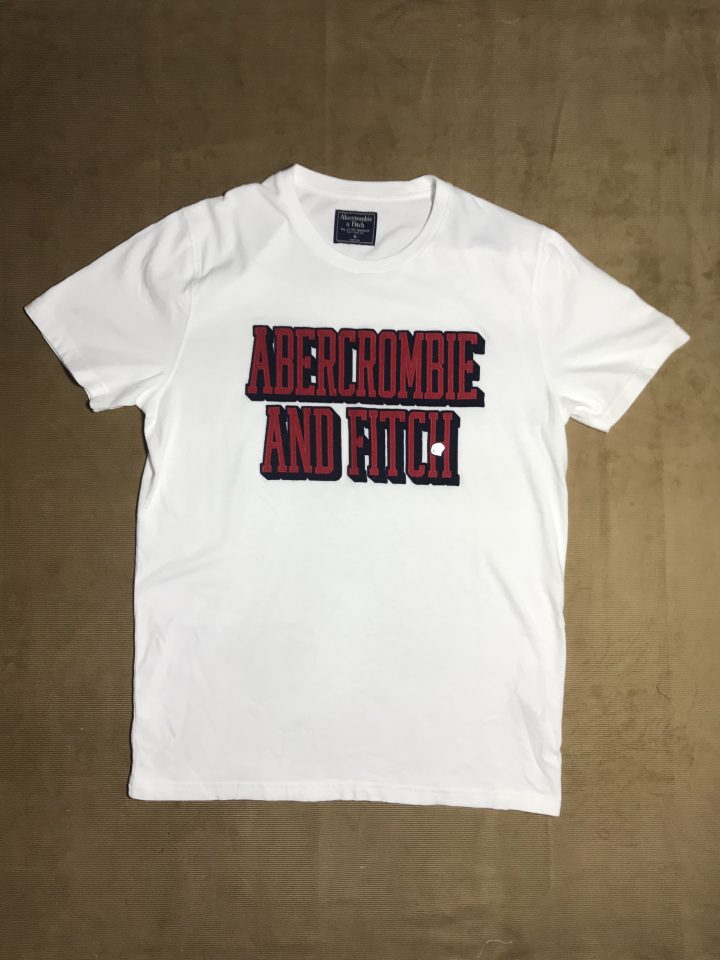 Áo Thun Nam Abercrombie&Fitch Cổ Tròn Cotton Ngắn Tay Màu Trắng Size M Hàng  Mỹ Chính Hãng - Đồ Hiệu Mỹ - Hàng Xách Tay Mỹ