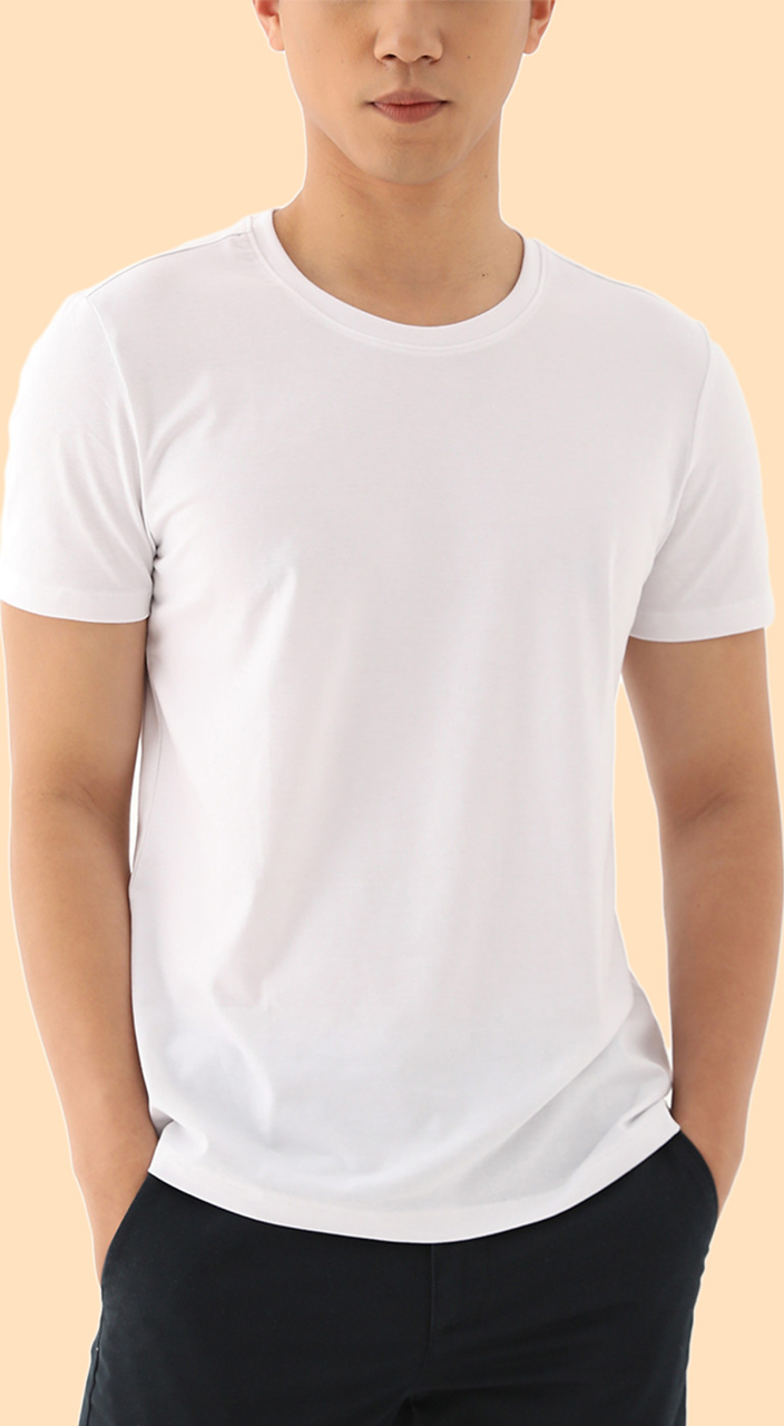 Mua Áo Thun Nam Thể Thao Trơn, Cổ Tròn Đẹp, Trẻ Trung, Mặc Thoáng Mát, Thấm  Hút Tốt, Đủ Size 25Kg-92Kg (Trắng) - Xs Tại Giadinhshop2020 | Tiki