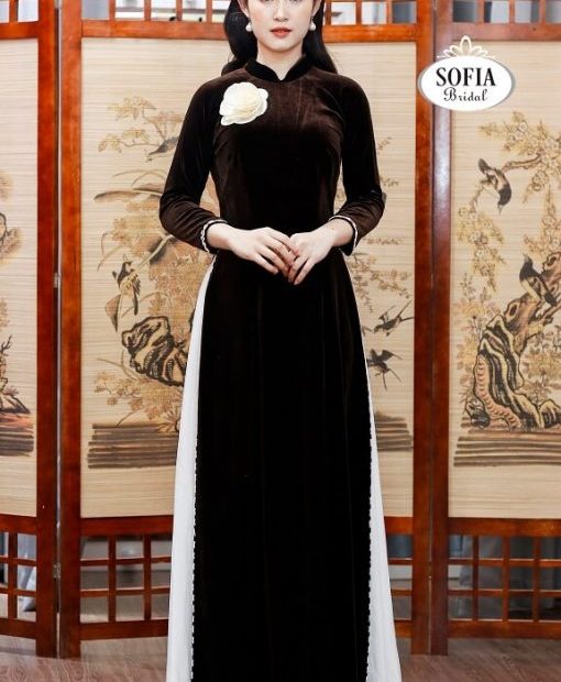 Mẫu Áo Dài Đẹp Dành Cho Quý Bà Trung Niên - Sofia Bridal