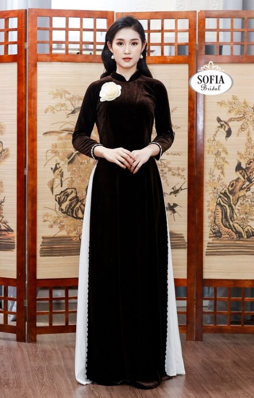Mẫu Áo Dài Đẹp Dành Cho Quý Bà Trung Niên - Sofia Bridal