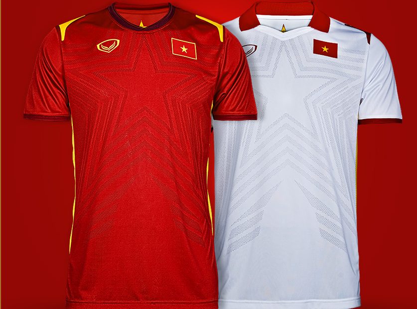 Áo Thi Đấu Đội Tuyển Việt Nam 2021 Sân Nhà Đỏ - Minh Hải Sport