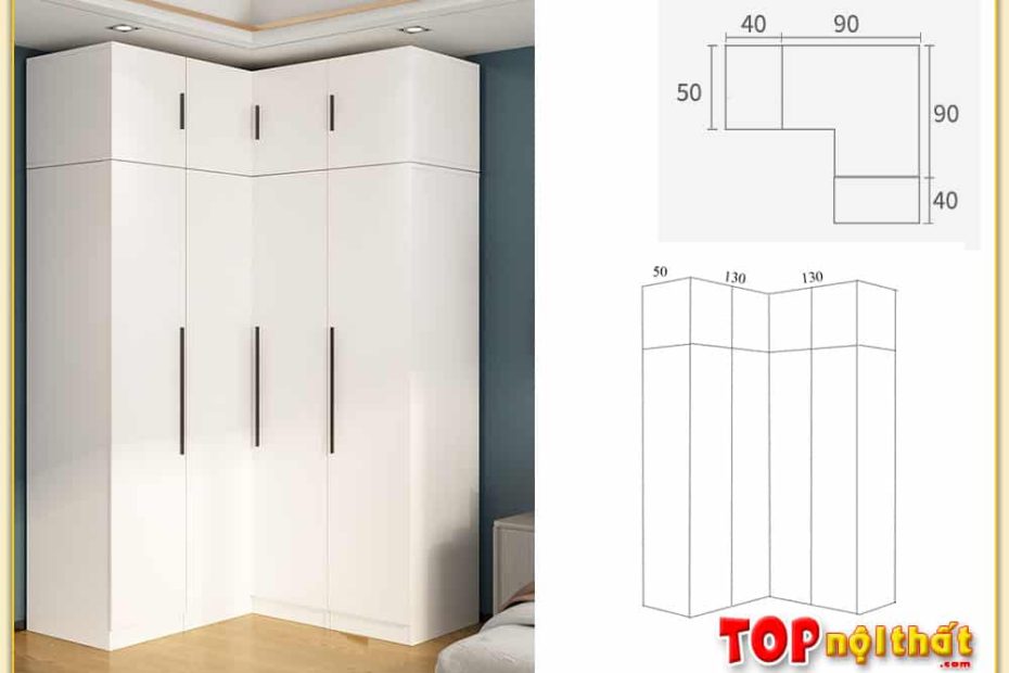 Kích Thước Tủ Quần Áo Chữ L - {Top 5} Kích Thước Đặc Trưng |Topnt