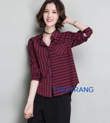 Top 100 Các Kiểu Áo Sơ Mi Sọc Nữ Đẹp Nhất 2022