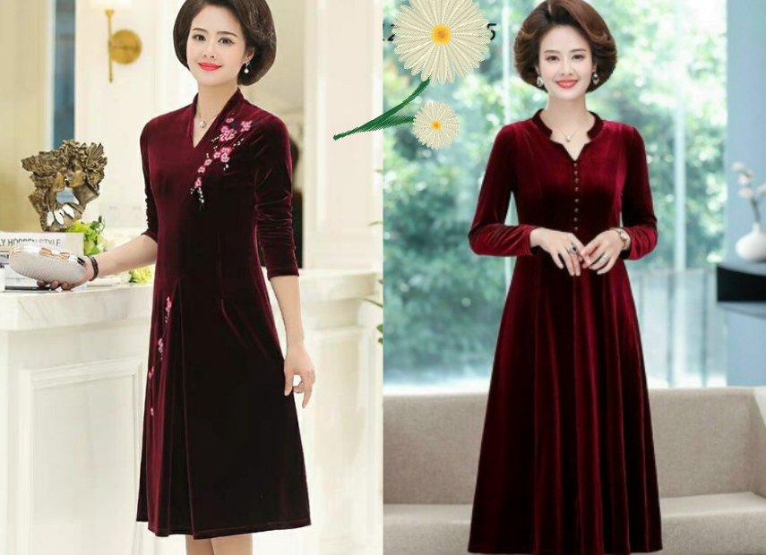 13 Mẫu Đầm Trung Niên U50 Sang Trọng, Cao Cấp | Ivy Moda