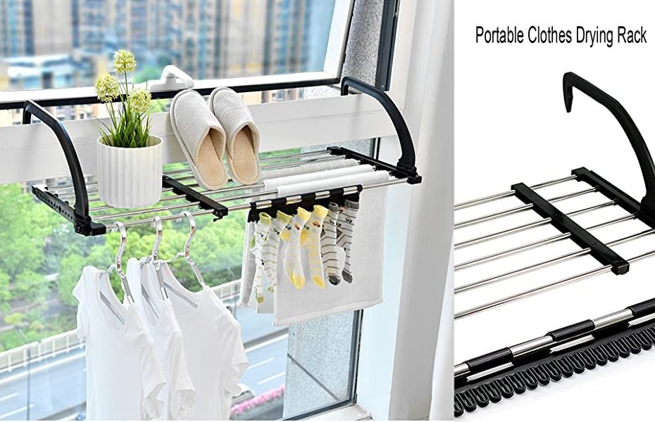 Thiết Kế Giàn Phơi Quần Áo Gọn Nhẹ Trong Chung Cư