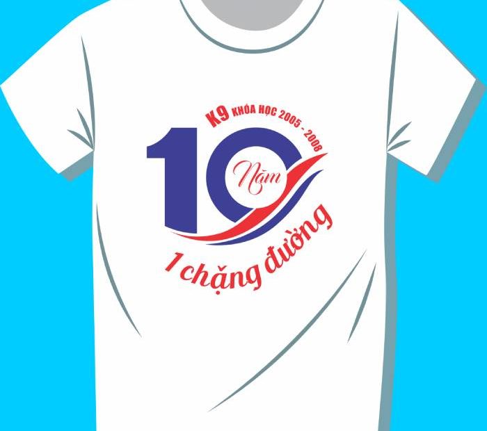 99+ Logo In Áo Họp Lớp Đẹp Kỷ Niệm 5, 10, 20, 30 Năm Ra Trường