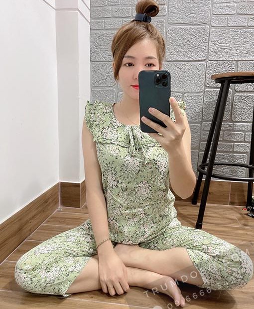 Sỉ Đồ Bộ Mango Tay Cánh Tiên Quần 9 Tấc - Xưởng Bỏ Sỉ Đồ Bộ Mặc Nhà Angel  Shop