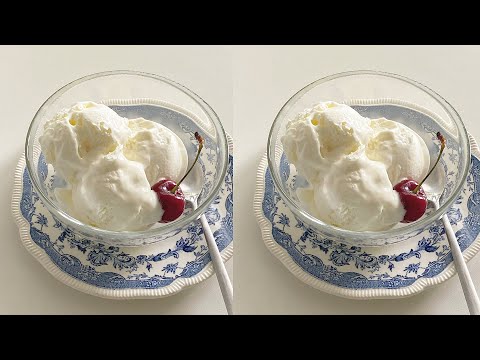 [Eng]요거트파우더없이 진짜 맛있는 요거트아이스크림 만들기SUPER delicious yogurt icecream recipe(4ingredients)로미꽃빵romitube