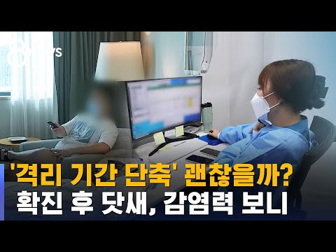 확진자 격리 기간 단축 검토…시기별 전파력은 어떨까? / SBS 확진자 격리 기간 단축 검토…시기별 전파력은 어떨까? / SBS